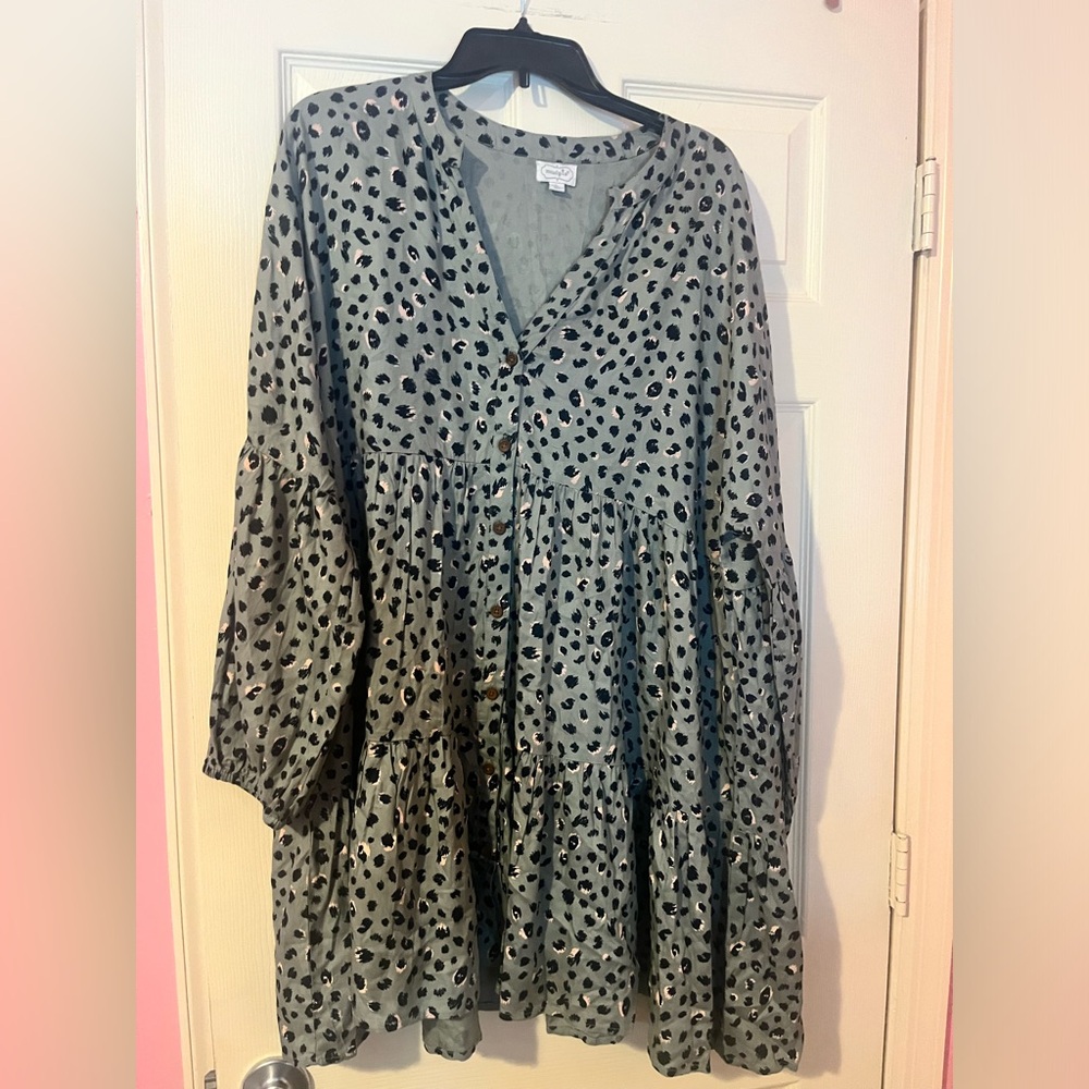 Mud‎ Pie Leopard Print Dress